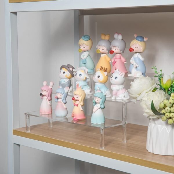 oem/odm bycy clear acrylic display stand display shelf, 3 tier desserts holder,3 tier cupcake display risers steps for organizer and decoration ( 1 pack - 12" x 10.2" x 6.3" ) wholesale supplier & factory