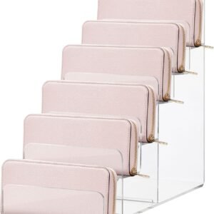oem/odm cabilock clear jewelry riser acrylic holder stand multi-layer purse storage organizer eyeglasses display rack for cosmetic jewelry glasses handbag wallet figure wholesale supplier & factory