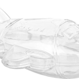 oem/odm airplane shaped acrylic candy boxes,12 pack,3.77"x3.11"x1.18",perfect for weddings, birthdays, party favors and gifts,cute clear plastic containers,clear fillable ornaments crafts decorations wholesale supplier & factory