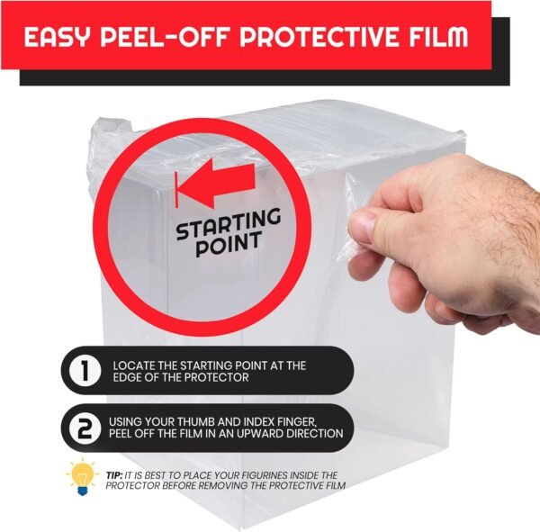 oem/odm evoretro action figure display case protector compatible with star wars, marvel legends, gi-joe 3.75 in carded action figures, anti-uv thick durable clear acrylic box, lasts for years to come - 2 pack wholesale supplier & factory