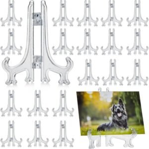 oem/odm 24 pack 3-inch mini easel display stand for sports trading and baseball cards - small acrylic holder for pictures wholesale supplier & factory