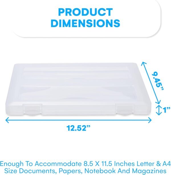 oem/odm bins & things jtj sourcing - plastic storage box for letter a4 paper - document magazine paper protector - portable a4 project sleeves - document organizer box storage - (set of 6) wholesale supplier & factory