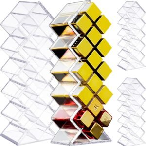 oem/odm 4 pack acrylic lipstick holder organizer 64 slots clear lip gloss holder organizers stackable fish shape lipsticks tower lipstick case display stand storage box for makeup cosmetic vanity drawer wholesale supplier & factory