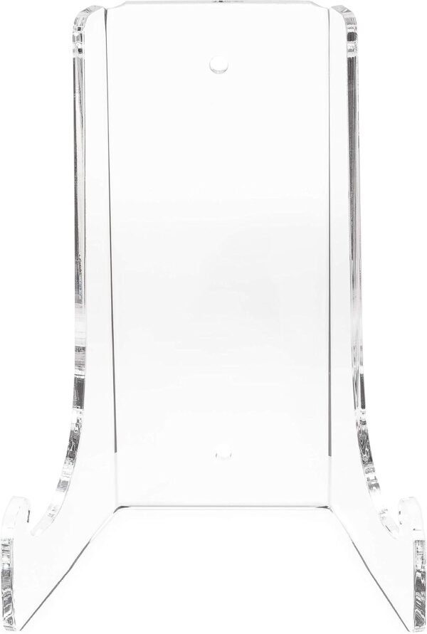 oem/odm clear choice double-bend acrylic easel stand 10.5 h |table top or wall mount, display, flat plates, photos, place cards, use for weddings, funerals or birthdays | clear (h10.5 x w 7.5 x d 5.5) wholesale supplier & factory