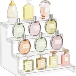 oem/odm lifewit 4 tier clear display risers stand, plastic organizers for figures, cupcake, perfume, dessert, desktop display stand for organize and decoration wholesale supplier & factory