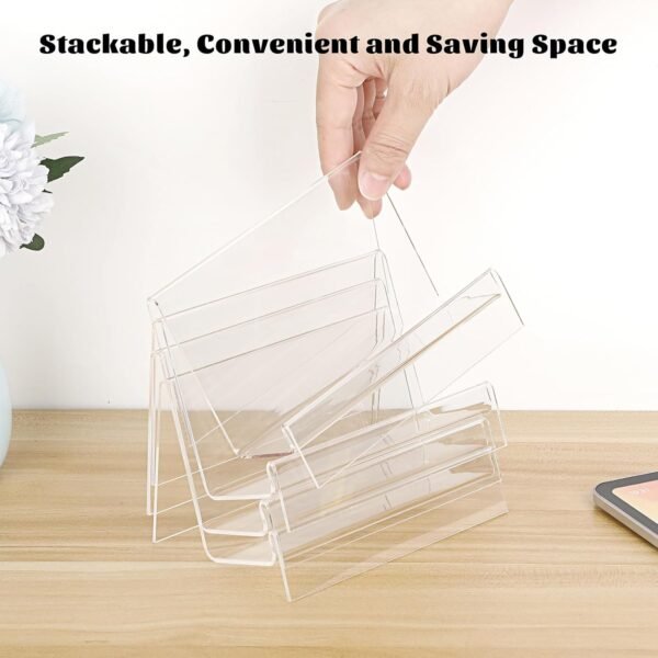 oem/odm juxyes pack of 8 clear acrylic wallet display stand holder, purse display stand handbag display rack shoulder bags purse stand for boutique, retail countertop acrylic display stand for handbags wallet wholesale supplier & factory