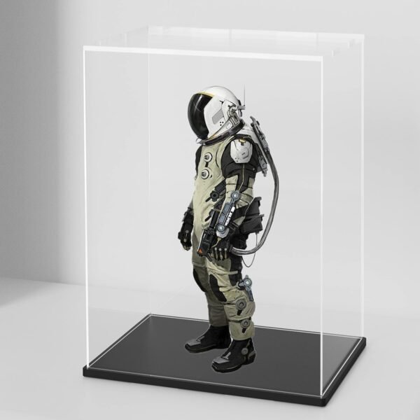 oem/odm 8x12 inch acrylic trophy case, clear acrylic case for 11’’ tall collectibles display, alternative glass memorabilia display case for action figures storage wholesale supplier & factory