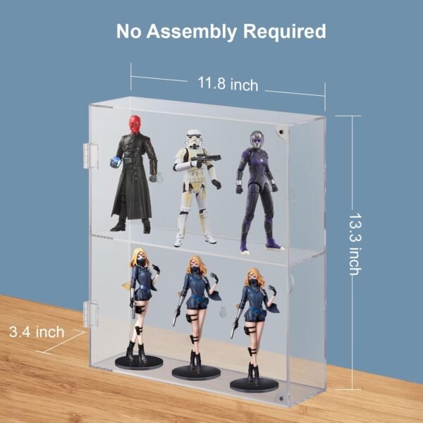 oem/odm clear acrylic action figure display case,wall mounted or desktop dustproof display cases for collectibles wholesale supplier & factory
