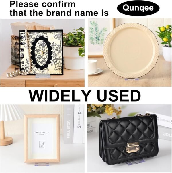 oem/odm 6 packs adjustable purse display stand clear acrylic handbag stand holder for wallet purses handbag bag jewelry display organizer for party weddings home decoration birthdays wholesale supplier & factory