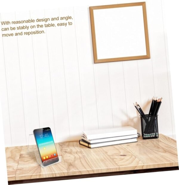 oem/odm gadpiparty 4pcs transparent acrylic mobile phone stand display holder for desk decor sturdy cell phone stand for use wholesale supplier & factory