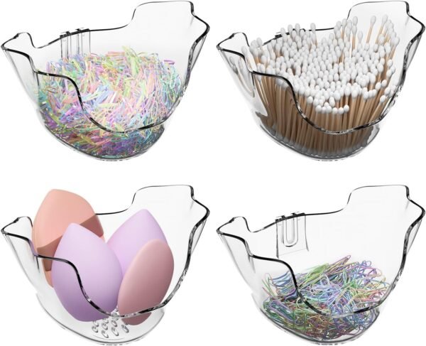 oem/odm 1 piece makeup sponge holder, wall-mounted storage organizer beauty blender drying stand, soap rack sponge powder puff display stand, cosmetic face blender drying container wholesale supplier & factory