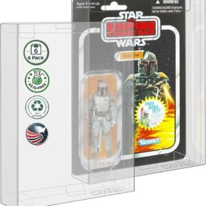 oem/odm malko 6 pack protector display case for carded 3.75 inch action figures | compatible with: star wars | marvel | g.i joe | 0.5 mm thick plastic wholesale supplier & factory