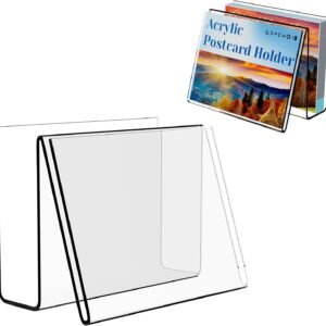 oem/odm boloyo acrylic vertical postcard display holder,4 x 6 inch 1pc clear card display stand easel tablet holder for postcard greeting recipe index business memory-note card, artworks (horizontal, 1pc) wholesale supplier & factory