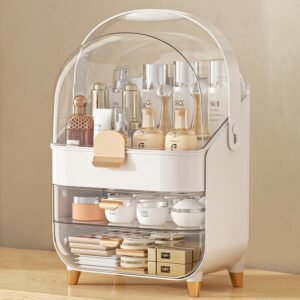 oem/odm makeup organizer, skincare holder bathroom counter organizer, storage box cosmetic display cases, teen girl gifts trendy stuff make up organizers for vanity, dresser, countertop (rose gold) wholesale supplier & factory