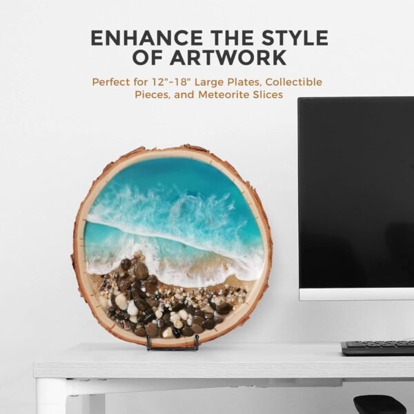 oem/odm tr-life plate stands/holder for display, 8 inch, large, metal frame for picture, decorative platter, book, photo easel (2 pack) wholesale supplier & factory