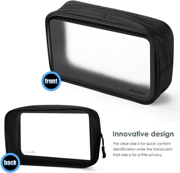oem/odm procase gadgets bag pouch electronics accessories organizer travel gear storage case bag for hard drive mouse usb cables power bank charger power adapter cord plug wholesale supplier & factory