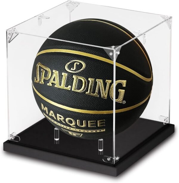 oem/odm basketball display case, acrylic basketball case display clear, uv protected soccer stand box for autographed ball wholesale supplier & factory