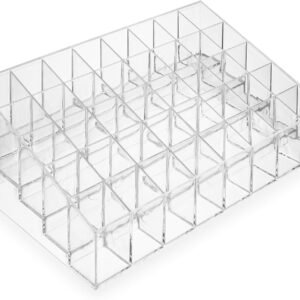 oem/odm casafield 40 slot acrylic lipstick & makeup organizer - cosmetic display case - clear wholesale supplier & factory