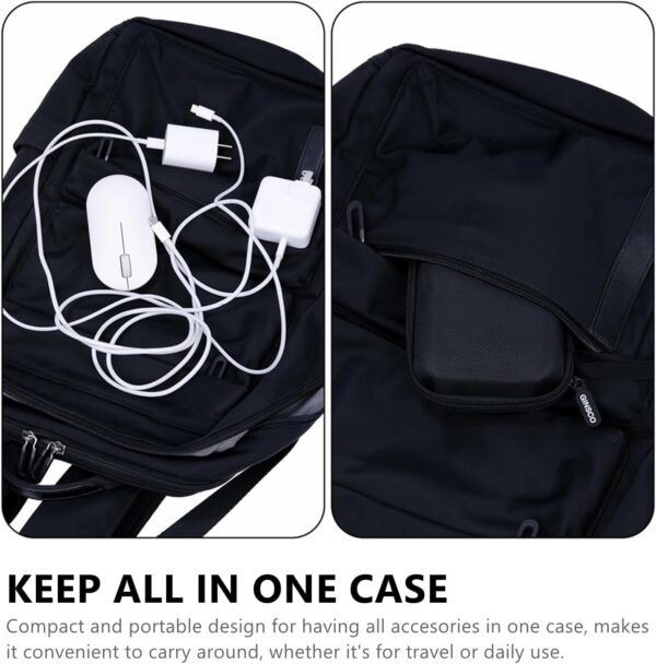 oem/odm ginsco hard shell protection case electronic accessories organizer pouch for macbook air/pro charger adapter cables power bank, for sandisk portable ssd flash disk sd card,compact travel tech case wholesale supplier & factory