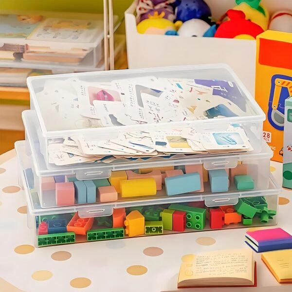 oem/odm large plastic file storage box - suitable for a4 paper, paper storage, tool storage, electronic parts, craft box, bead storage, photo organizer, scrapbook, sewing ,diamond painting, 3 mixed sizes wholesale supplier & factory