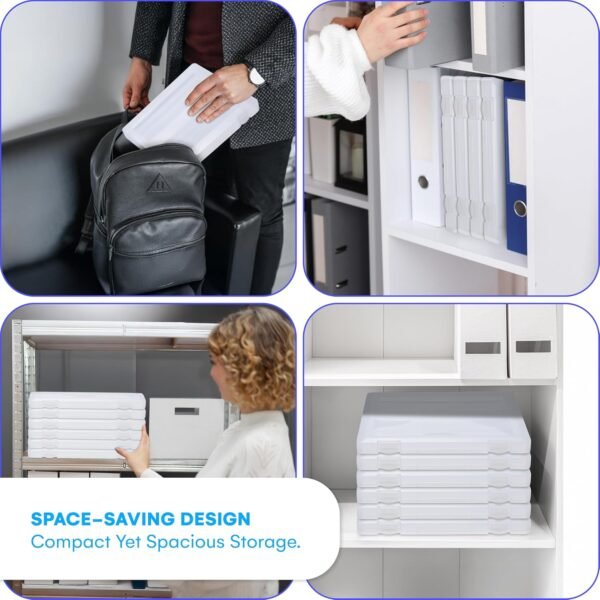oem/odm bins & things jtj sourcing - plastic storage box for letter a4 paper - document magazine paper protector - portable a4 project sleeves - document organizer box storage - (set of 6) wholesale supplier & factory