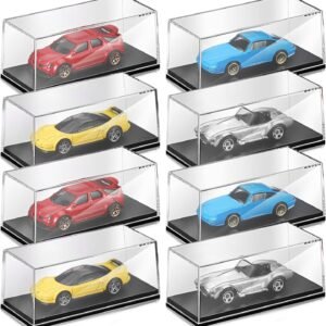 oem/odm 8 pcs 1/64 display case acrylic model cars display case 4.17 x 1.81 x 1.81 inches clear plastic vehicles toy cars storage collectors wholesale supplier & factory