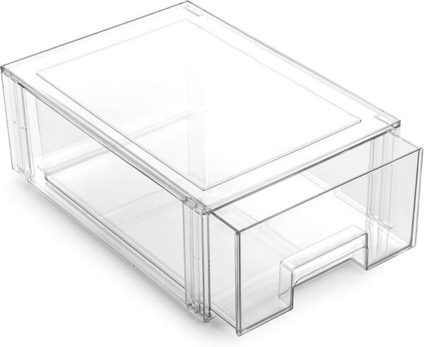 oem/odm bino | stackable storage drawers, large - clear | the crate collection | storage bins with drawers bathroom organizers and storage organization and storage under sink organizer vanity cabinet home wholesale supplier & factory