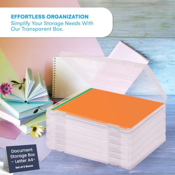 oem/odm bins & things jtj sourcing - plastic storage box for letter a4 paper - document magazine paper protector - portable a4 project sleeves - document organizer box storage - (set of 6) wholesale supplier & factory