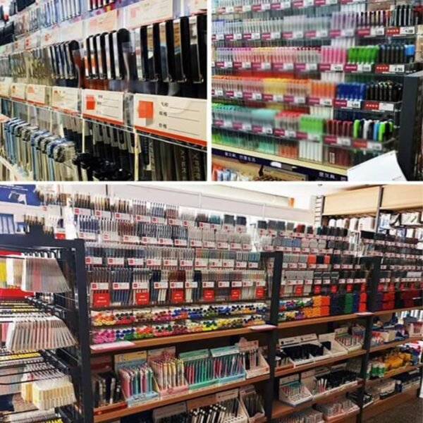 oem/odm transparent acrylic display pen holder, acrylic vertical marker organizer, bookstore large capacity pen display stand, stationery storage brush case, art supply storage organizers for school supplie(1 wholesale supplier & factory