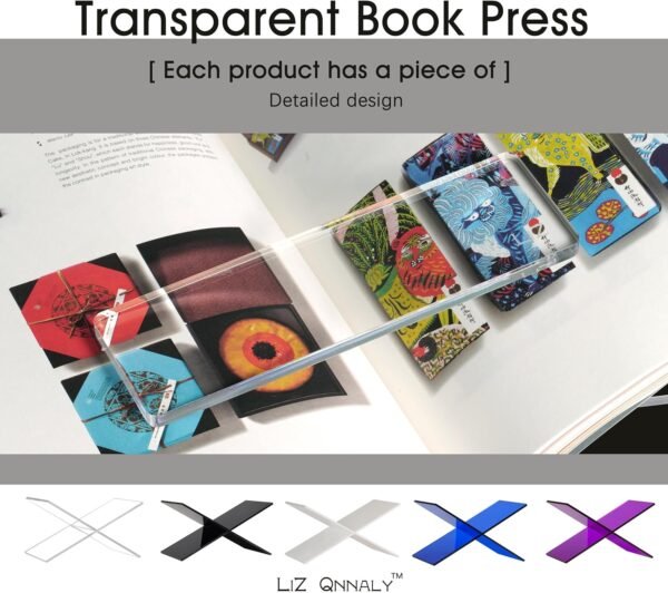 oem/odm large clear acrylic book stand - perfect for displaying open books on your coffee table - ideal for bibles, cook books, guest books, magazines, each with a lucite paperweight (clear) wholesale supplier & factory