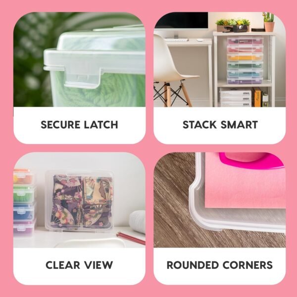 oem/odm iris usa board game storage and organizer portable plastic project case box with snap-tight latch, 6-pack, fits 8.5" x 11" and a4 papers, for magazine document craft hobby art supplies, thick, clear wholesale supplier & factory