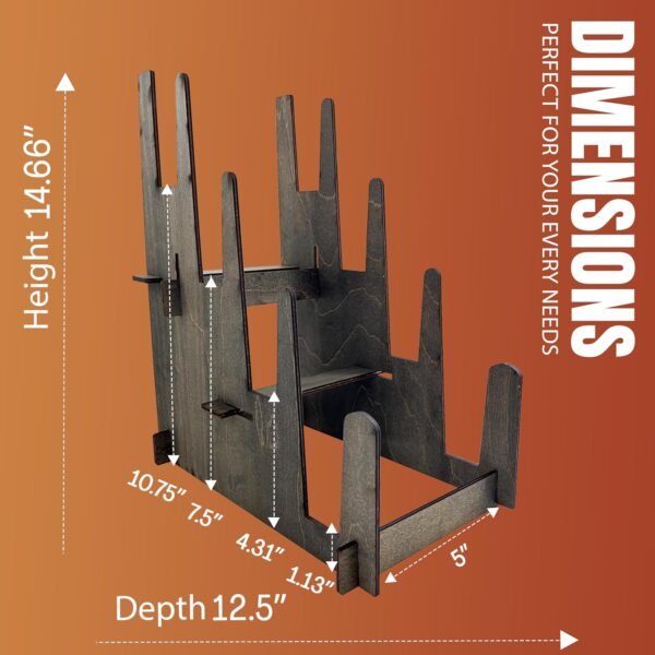 oem/odm wood display stand - plates, art prints, artwork, pictures, books, stationery, records, magazines & more - trade shows, farmers markets & at home use - sturdy & stylish (black, small)… wholesale supplier & factory