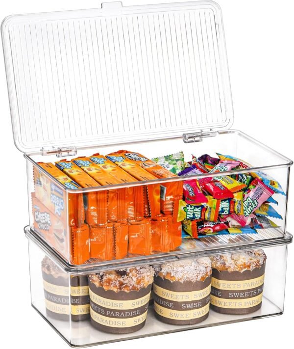 oem/odm zenfun set of 3 small stackable storage bins with hinged lid, acrylic organizer box, clear makeup organizer box, cosmetic case for home, office wholesale supplier & factory