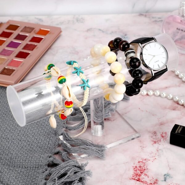 oem/odm maitys hovering acrylic bracelet jewelry display stand holder acrylic t bar necklace display stand jewelry holder organizer(clear) wholesale supplier & factory
