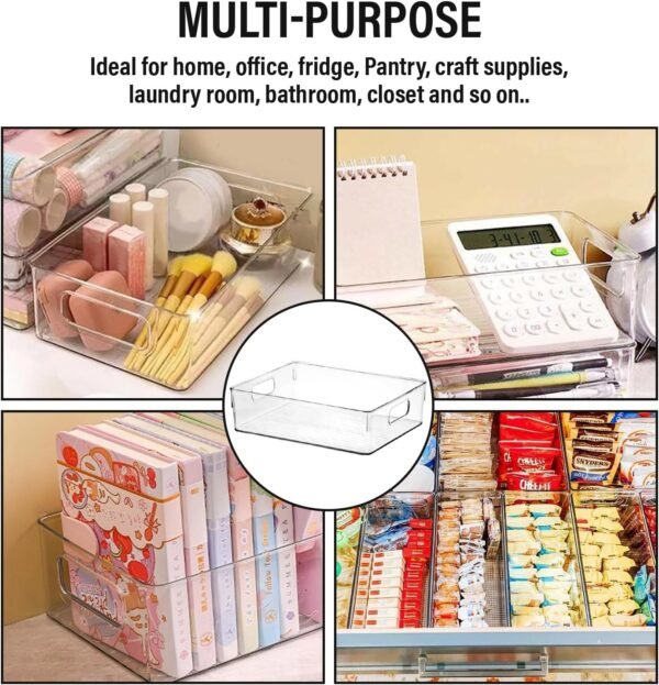 oem/odm clear plastic storage bins, pantry organizers and storage, kitchen organization and storage containers bins for organizing, fridge, freezer, bathroom, pantries, medicine cabinet organizer bin wholesale supplier & factory
