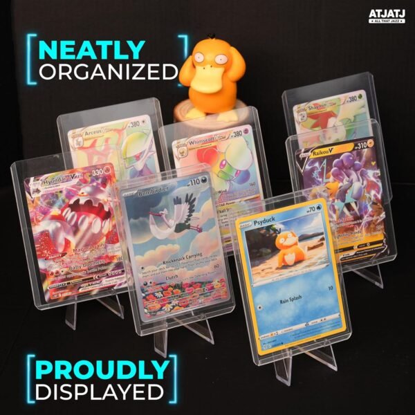 oem/odm 20 pack card display stand, acrylic easel card display, sports card holder stand, graded psa card display, trading baseball card stand, card holder display, tarot coin sports card stand (2.1inch) wholesale supplier & factory