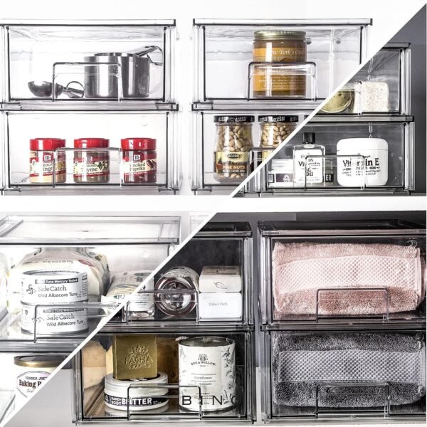oem/odm bino | stackable storage drawers, large - clear | the crate collection | storage bins with drawers bathroom organizers and storage organization and storage under sink organizer vanity cabinet home wholesale supplier & factory