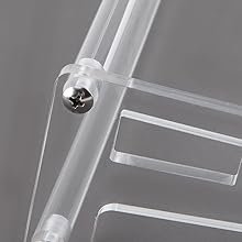 oem odm acrylic laptop stand for desk, clear ventilated computer stand holder for desk, ergonomic acrylic sturdy laptop riser compatible with macbook air pro dell lenovo thinkpad asus 9-16 inch factory & wholesale supplier