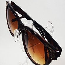 oem odm mooca 2 piece acrylic eyeglasses frame riser, 3 frames for each holder factory & wholesale supplier