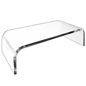 oem odm amt premium acrylic clear monitor riser laptop/pc/multimedia monitor stand for home office factory & wholesale supplier