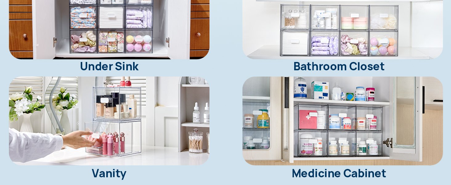 oem odm vtopmart disposable facial towels storage drawer compatible with clean skin club towel xl,acrylic box hold 50 count,stylish and functional bathroom accessory for coutertop organization factory & wholesale supplier