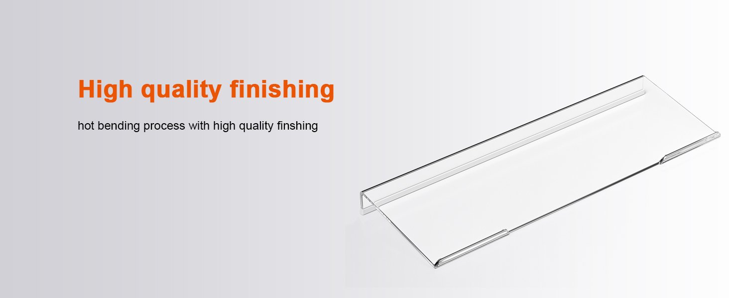 oem odm richboom clear acrylic tilted computer keyboard holder for easy ergonomic typing, upgraded version, keyboard stand with silicone anti-slip case for office desk, home, school, clear factory & wholesale supplier