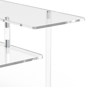 wholesale acrylic display riser stand shelf clear 4 tier cupcake stand perfume display holder figures desktop decoration and organizer showcase toys retail display rack candy dessert buffet 4 step collection (1 pack) factory & supplier oem odm