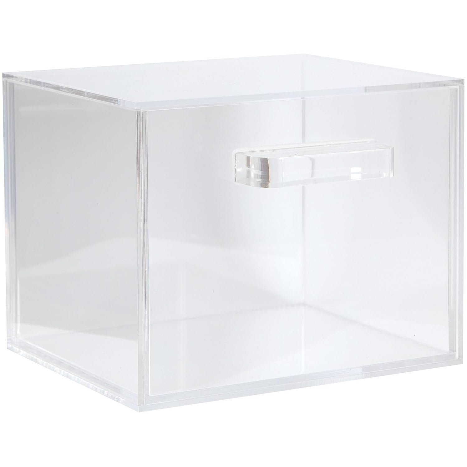 oem odm forpro premium pure & simple xl facial towel acrylic holder with drawer, holds 50 pure & simple xl facial towels, disposable makeup remover dry wipe holder factory & wholesale supplier