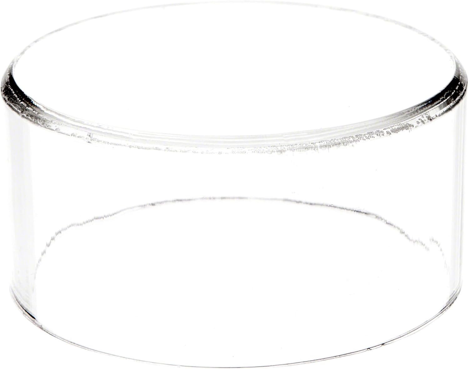 oem odm plymor clear acrylic round cylinder display riser, 2