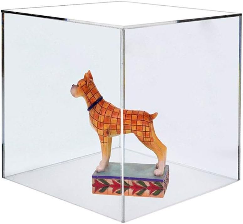 oem odm plastic transparent box square candy box acrylic 5 sided jewelry display storage box for case square cube props box factory & wholesale supplier