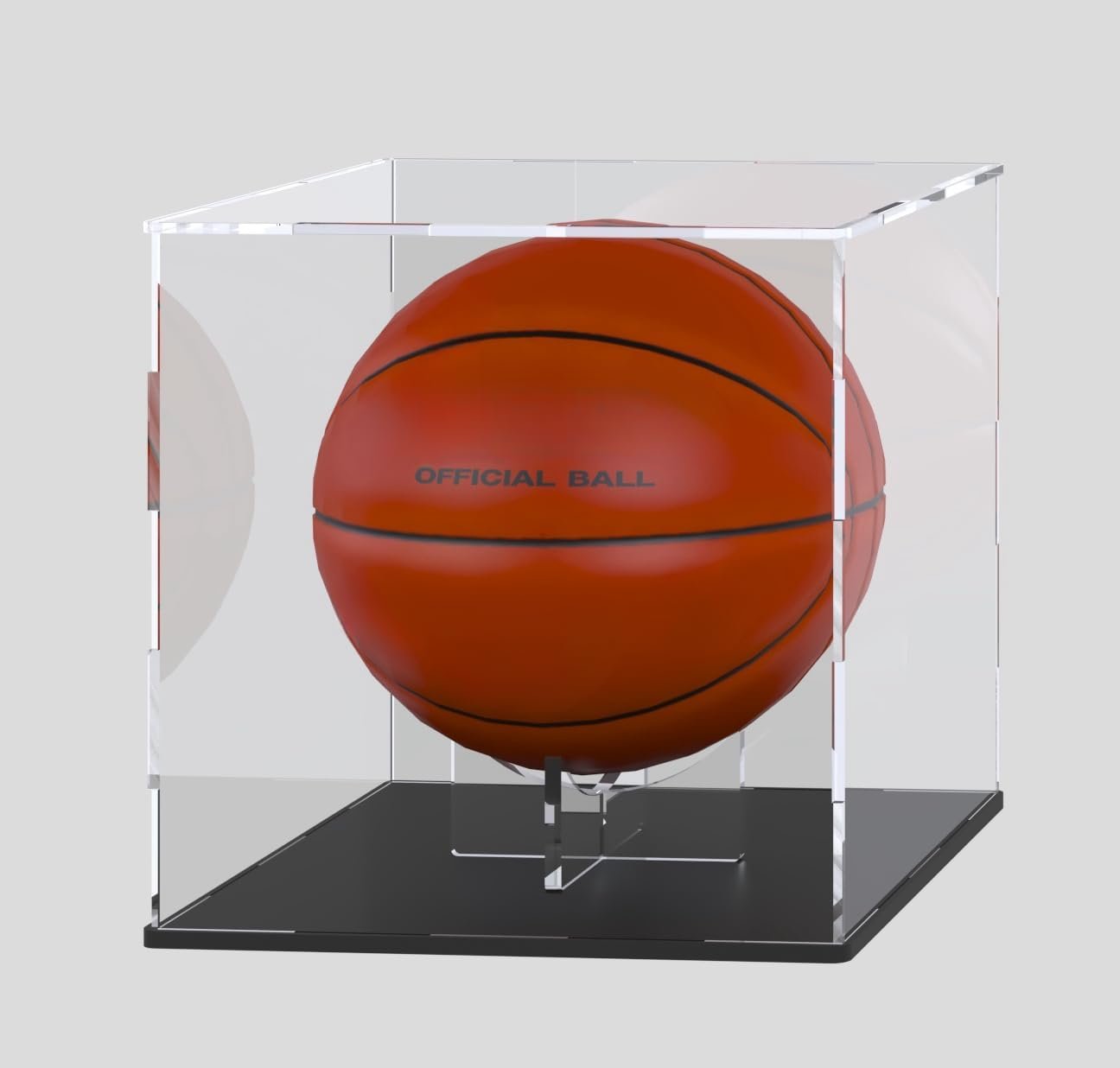 wholesale basketball stand, 3-pack acrylic ball stand for display, clear storage holder for football basketball soccer volleyball rugby factory & supplier oem odm