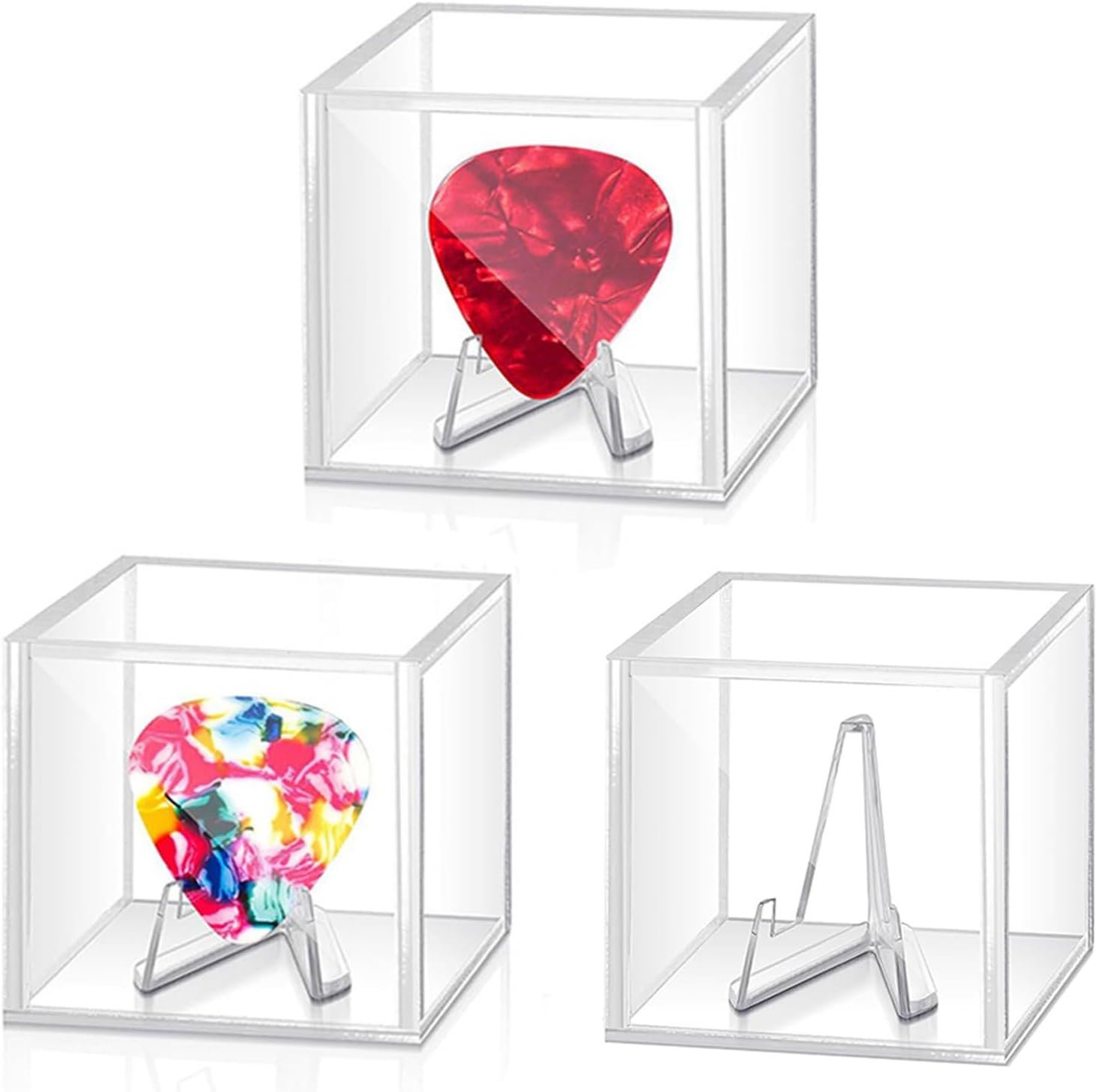 wholesale acrylic rings display box rings storage box for jewelry and guitar picks with high transparency and designs factory & supplier oem odm