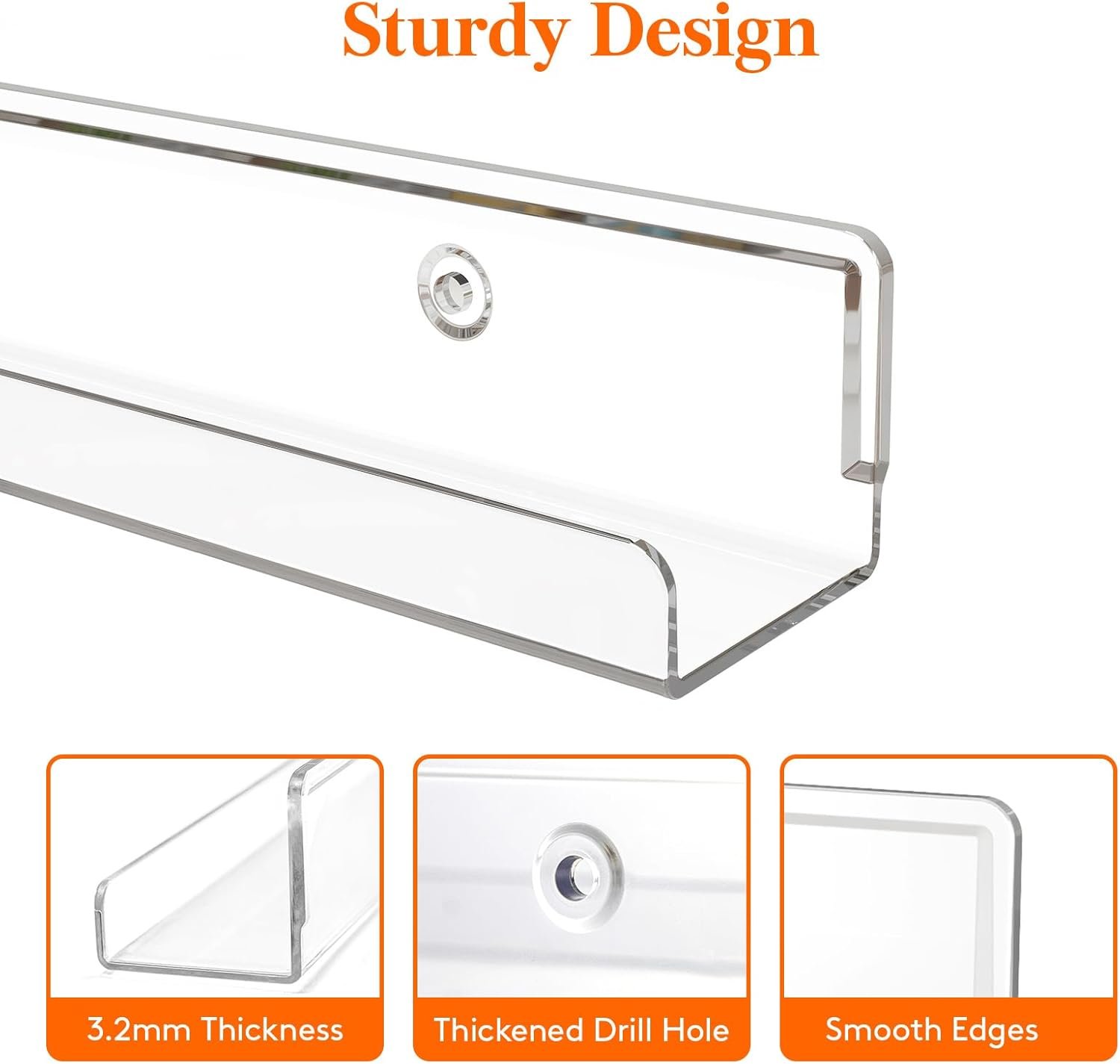 wholesale lifewit floating shelves for vinyl record, 6 pack 12