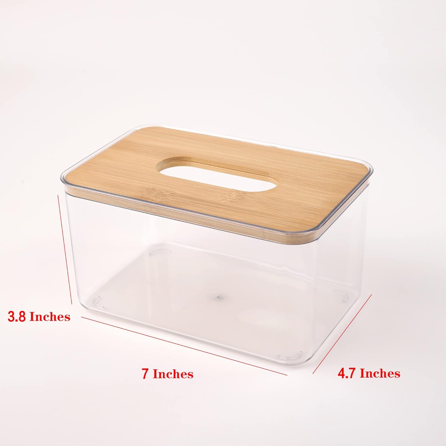 oem odm acrylic tissue box, acrylic dryer sheet holder for laundry room, table clear dryer sheet dispenser rectangular factory & wholesale supplier